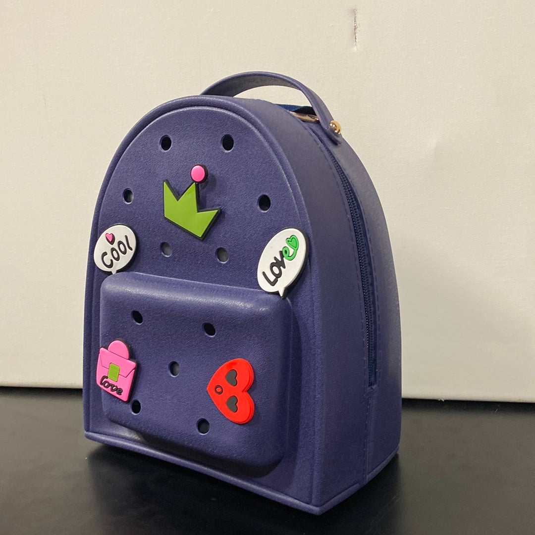 HOLE BACKPACK DARK PURPLE