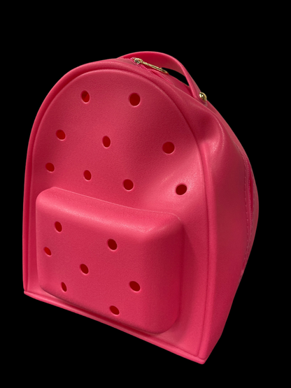 HOLE BACKPACK DARK PINK