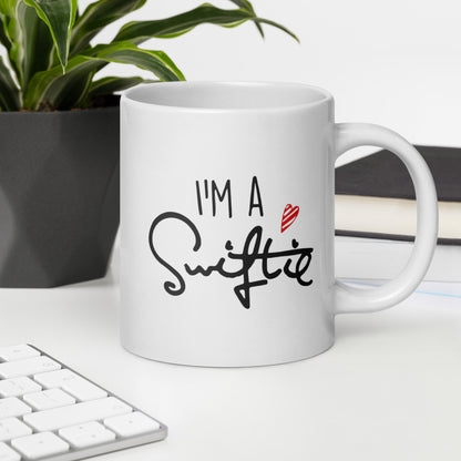 Singer Swiftea Coffee Mug for Singer Fans,Taylor's Version Tea Cup Merch for Womens and Girls,Gifts for Singer Fans Merchandise(11-15-20oz,White)