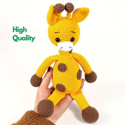 Crochet Giraffe Plushies | Perfect Gift for Babies and Toddlers | Stuffed Animals for Playtime and Naptime | Soft and Cuddly Amigurumi Dolls