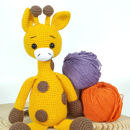 Crochet Giraffe Plushies | Perfect Gift for Babies and Toddlers | Stuffed Animals for Playtime and Naptime | Soft and Cuddly Amigurumi Dolls