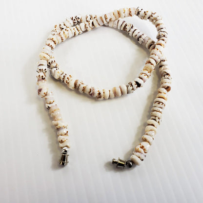 Shell necklace hawaii style Jewelry tiger puka shell necklace - Choker  18"