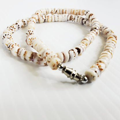 Shell necklace hawaii style Jewelry tiger puka shell necklace - Choker  18"