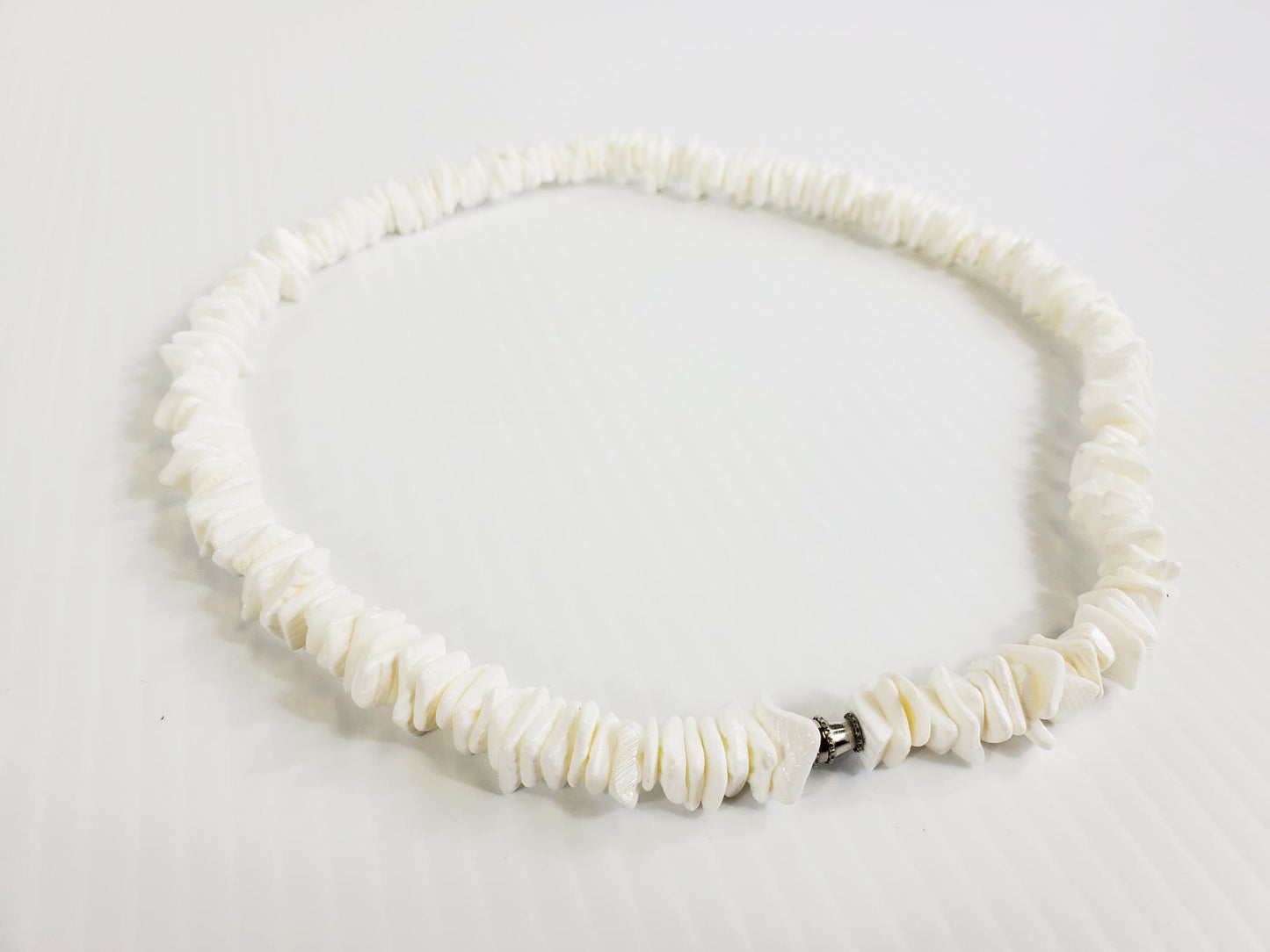 Shell necklace hawaii unisex souvenir surfer jewelry white natural puka shell necklace - choker 18"