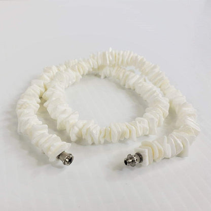 Shell necklace hawaii unisex souvenir surfer jewelry white natural puka shell necklace - choker 18"