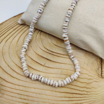 Shell necklace hawaii style Jewelry tiger puka shell necklace - Choker  18"